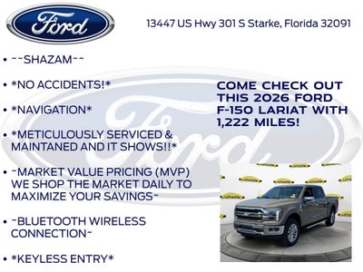2026 Ford F-150 Lariat