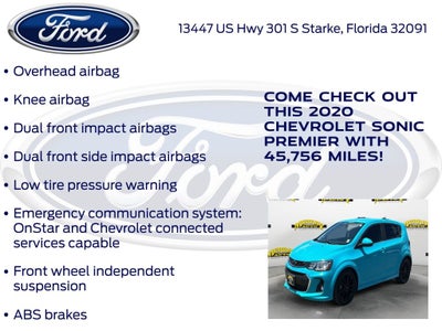 2020 Chevrolet Sonic Premier