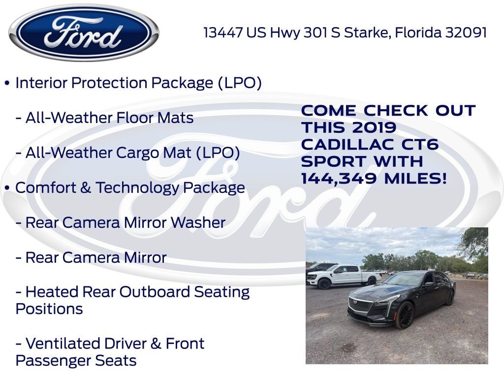 2019 Cadillac CT6 3.0L Twin Turbo Sport