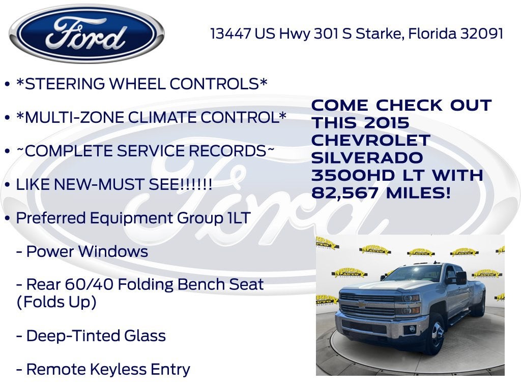 2015 Chevrolet Silverado 3500HD LT