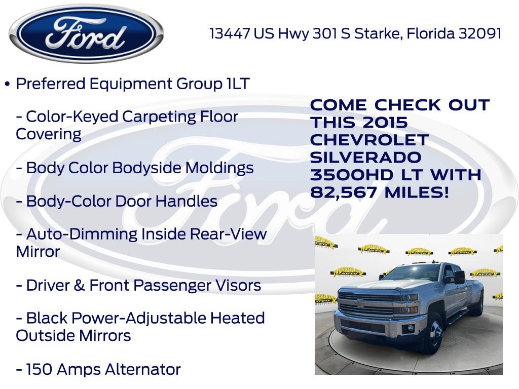 2015 Chevrolet Silverado 3500HD LT
