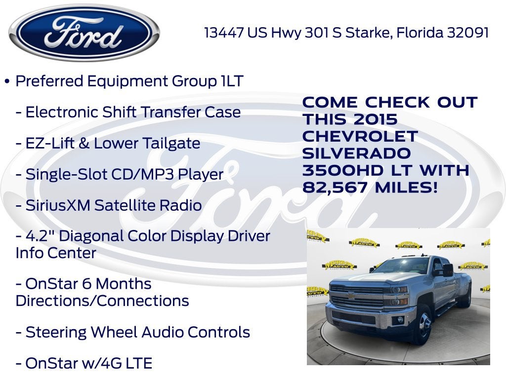2015 Chevrolet Silverado 3500HD LT