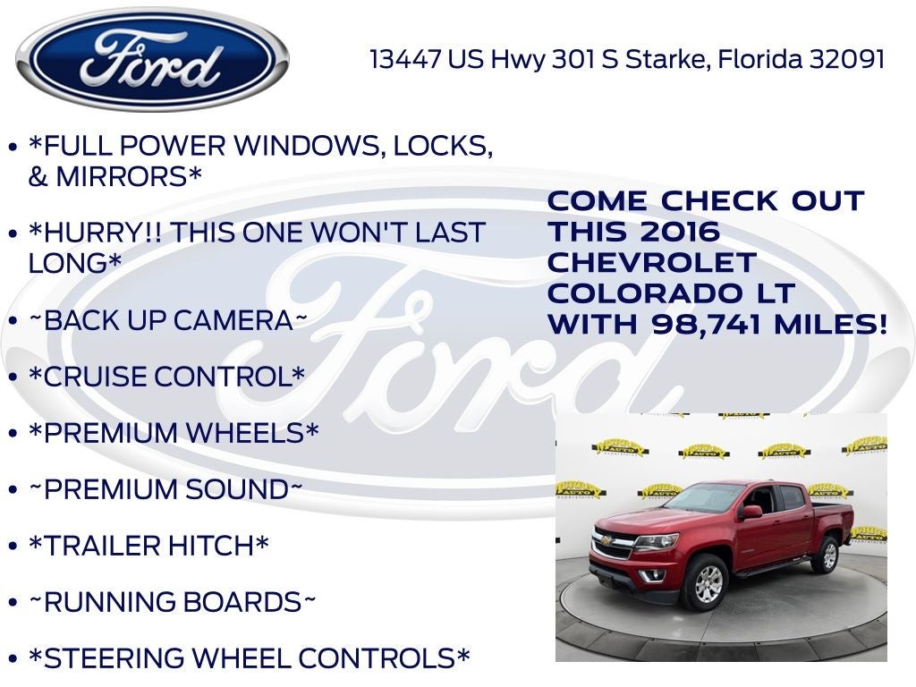 2016 Chevrolet Colorado LT