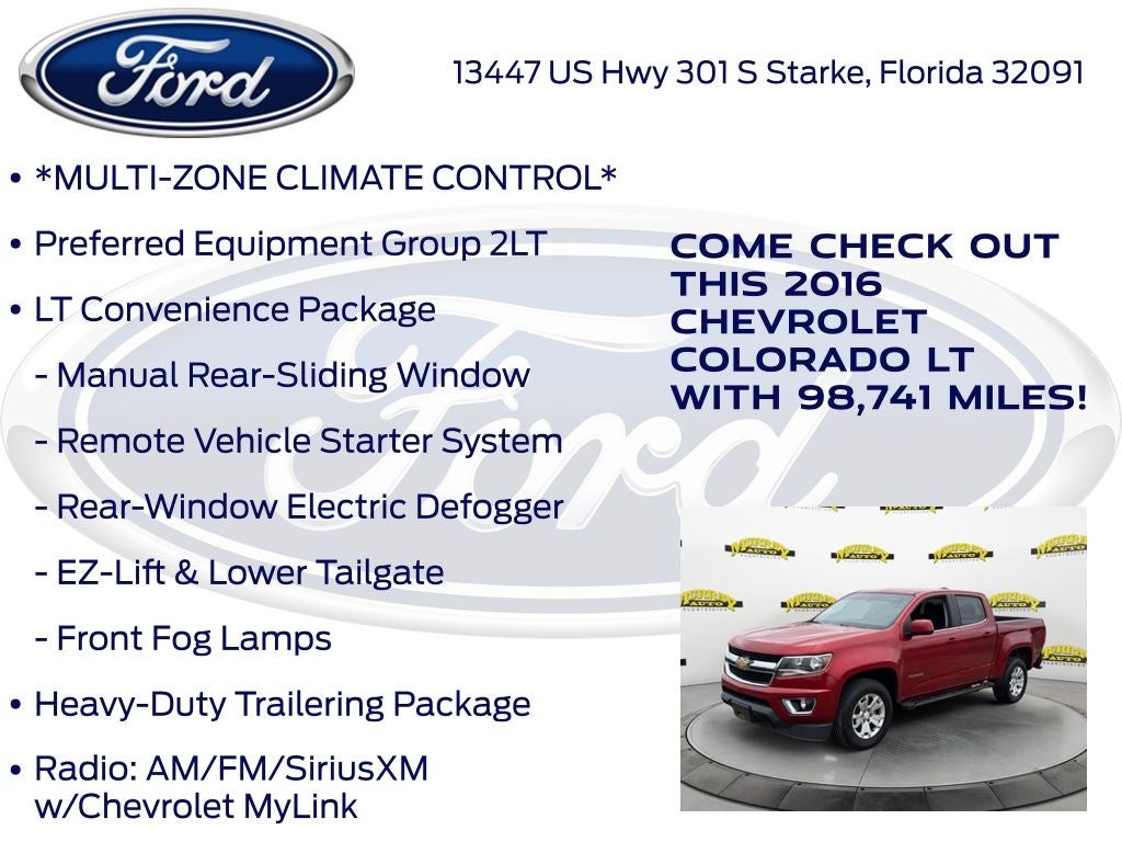 2016 Chevrolet Colorado LT