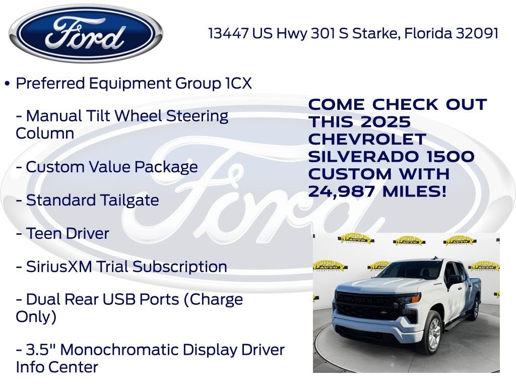 2025 Chevrolet Silverado 1500 Custom