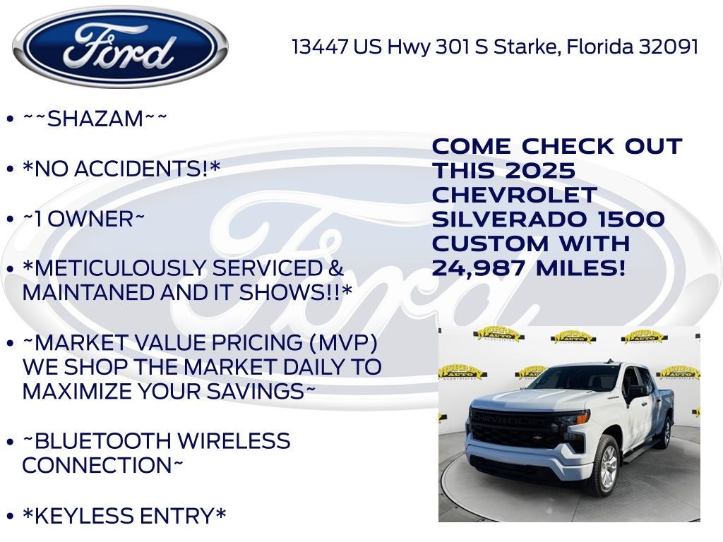 2025 Chevrolet Silverado 1500 Custom