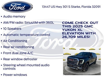 2025 GMC Yukon XL Elevation