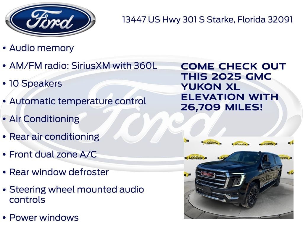 2025 GMC Yukon XL Elevation