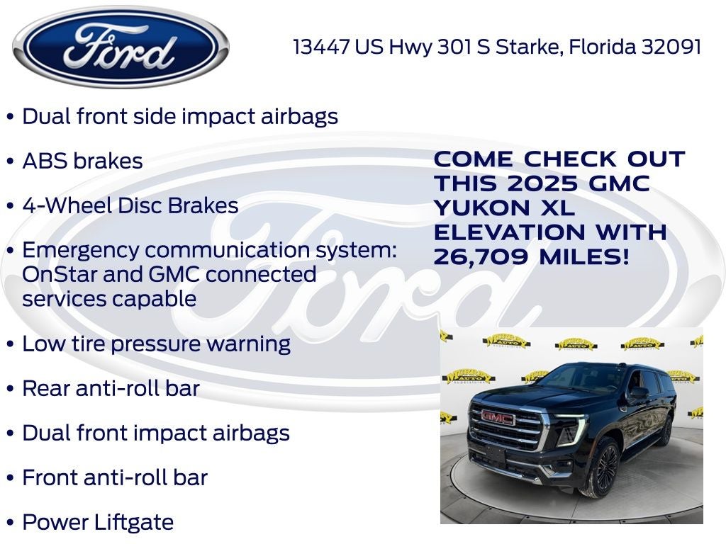2025 GMC Yukon XL Elevation