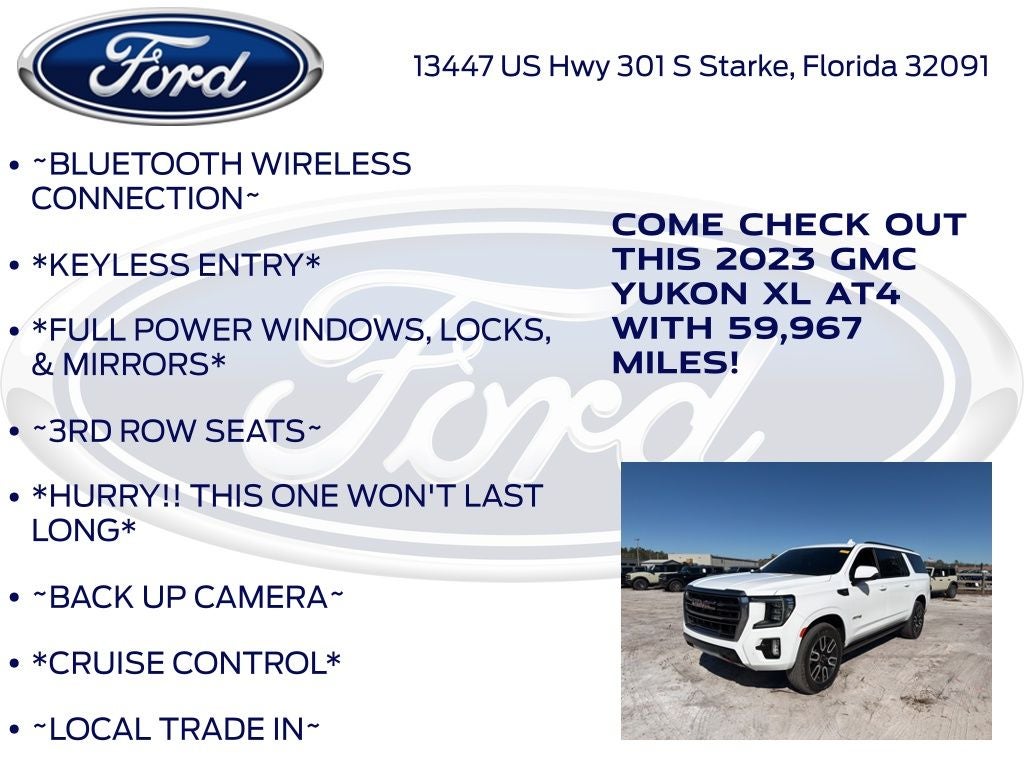 2023 GMC Yukon XL AT4