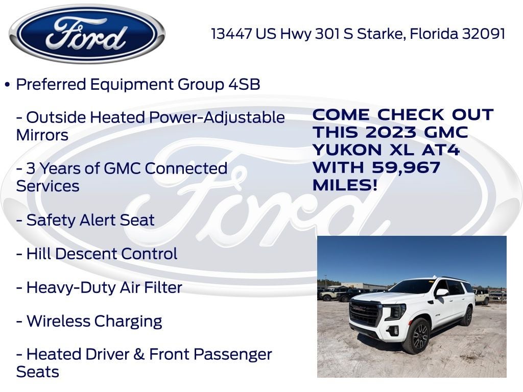 2023 GMC Yukon XL AT4