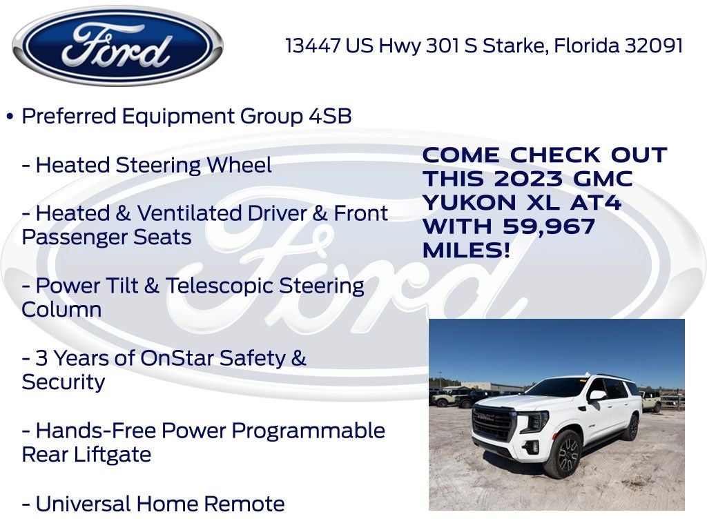 2023 GMC Yukon XL AT4