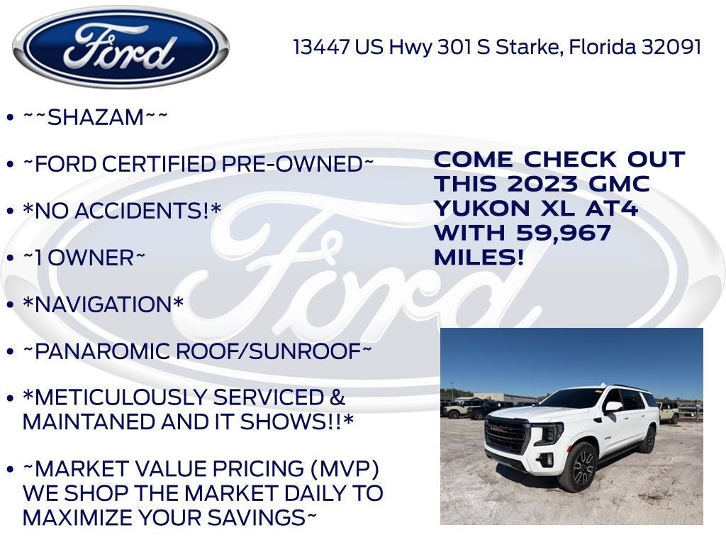 2023 GMC Yukon XL AT4