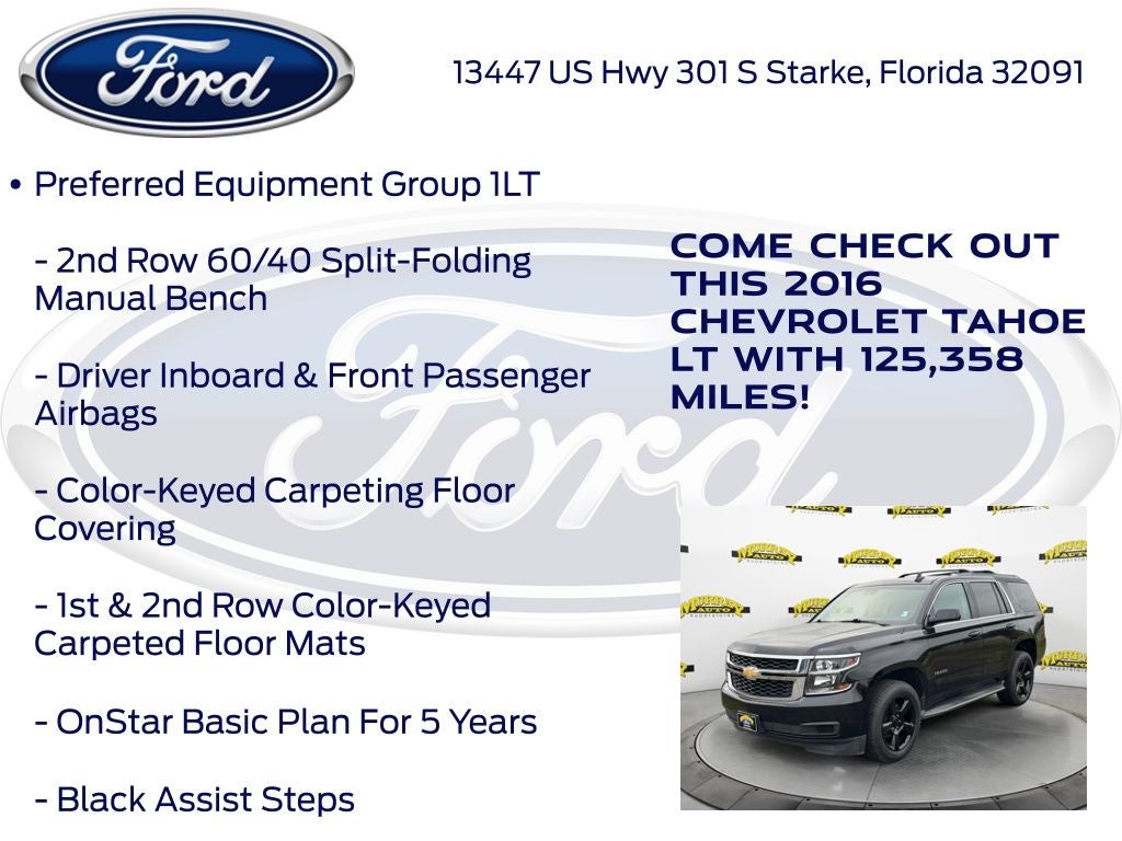 2016 Chevrolet Tahoe LT