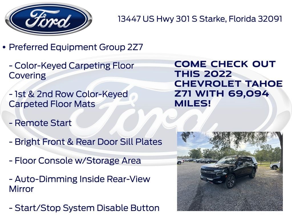 2022 Chevrolet Tahoe Z71