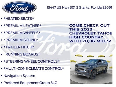 2023 Chevrolet Tahoe High Country