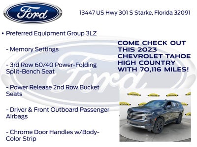 2023 Chevrolet Tahoe High Country