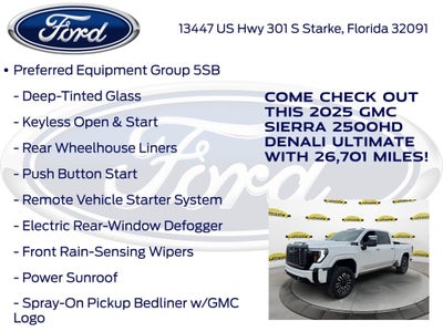 2025 GMC Sierra 2500HD Denali Ultimate