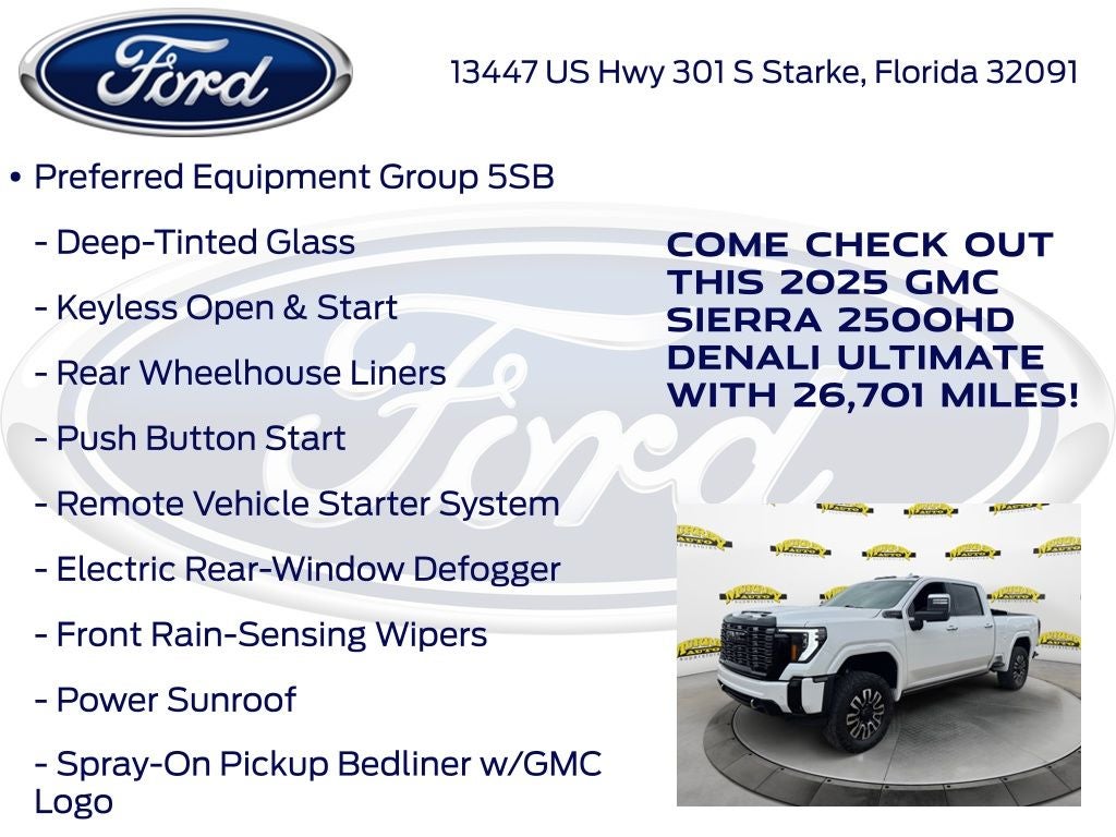 2025 GMC Sierra 2500HD Denali Ultimate