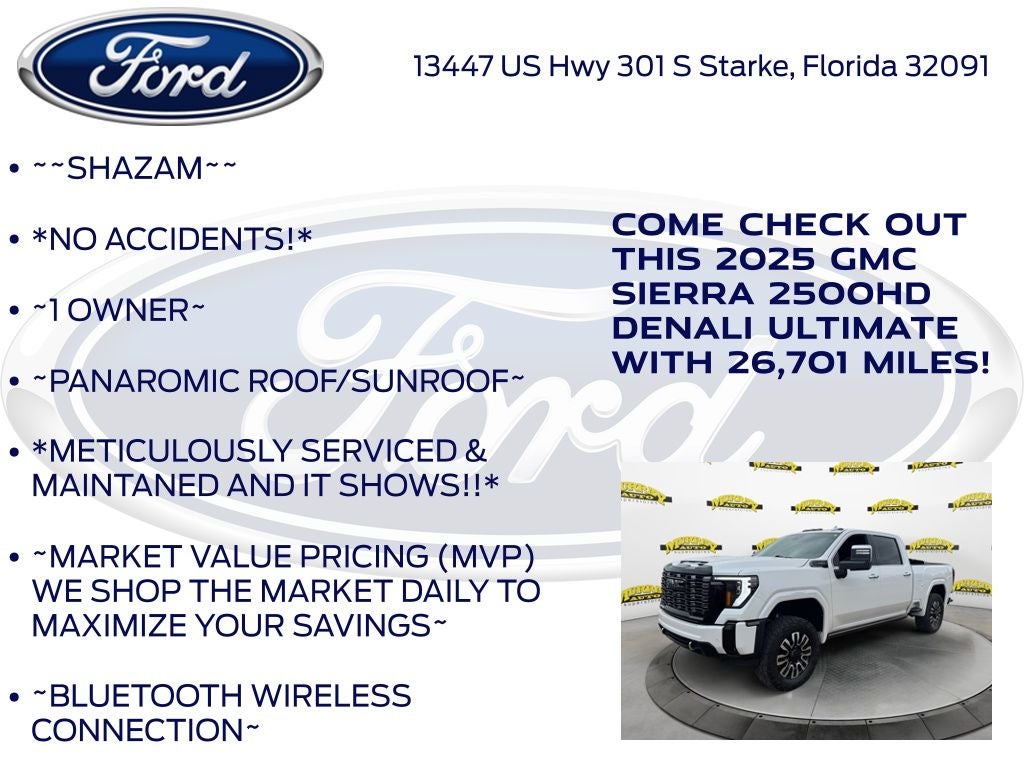 2025 GMC Sierra 2500HD Denali Ultimate