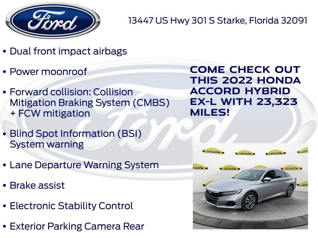 2022 Honda Accord Hybrid EX-L