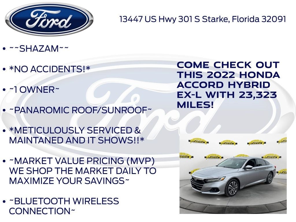 2022 Honda Accord Hybrid EX-L