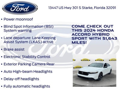2024 Honda Accord Hybrid Sport