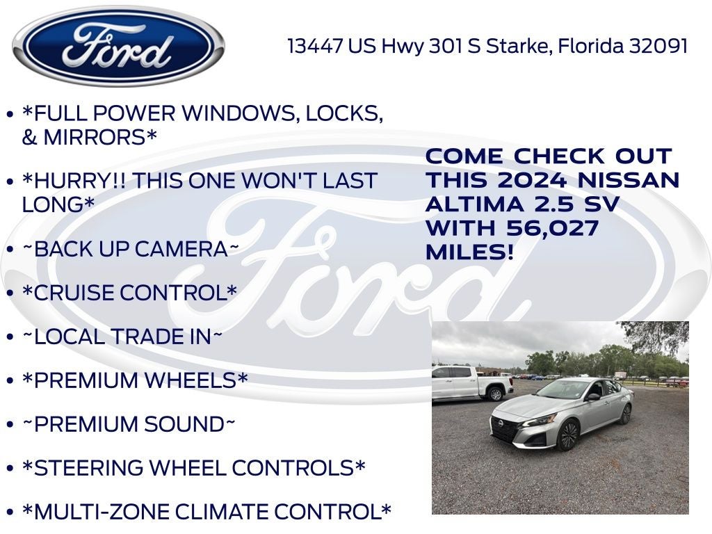2024 Nissan Altima 2.5 SV