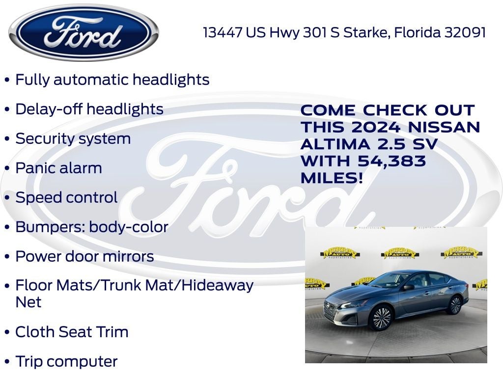 2024 Nissan Altima 2.5 SV