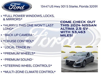 2024 Nissan Altima 2.5 SV