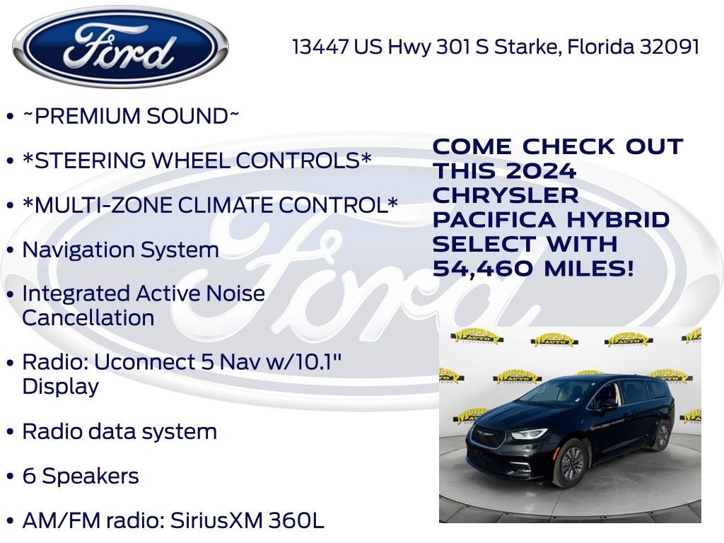 2024 Chrysler Pacifica Hybrid Select