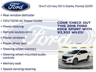 2018 Ford Edge Sport