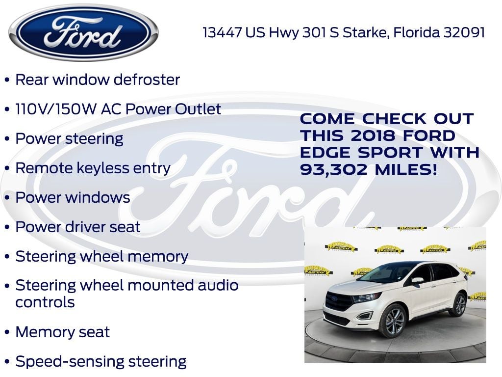 2018 Ford Edge Sport
