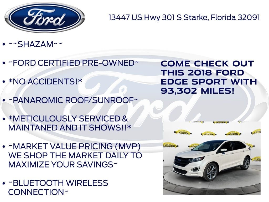 2018 Ford Edge Sport