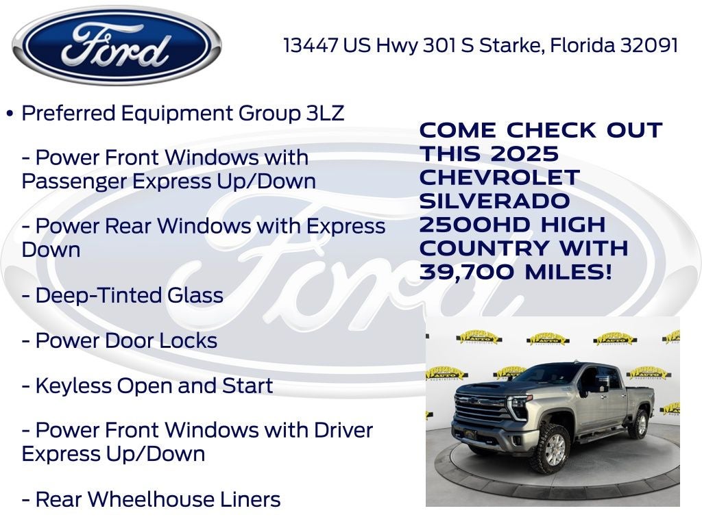 2025 Chevrolet Silverado 2500HD High Country