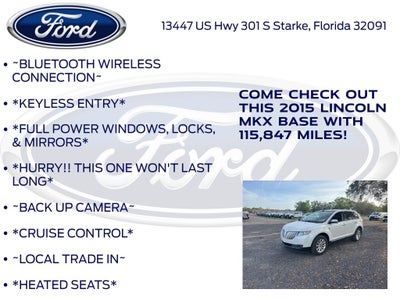 2015 Lincoln MKX Base