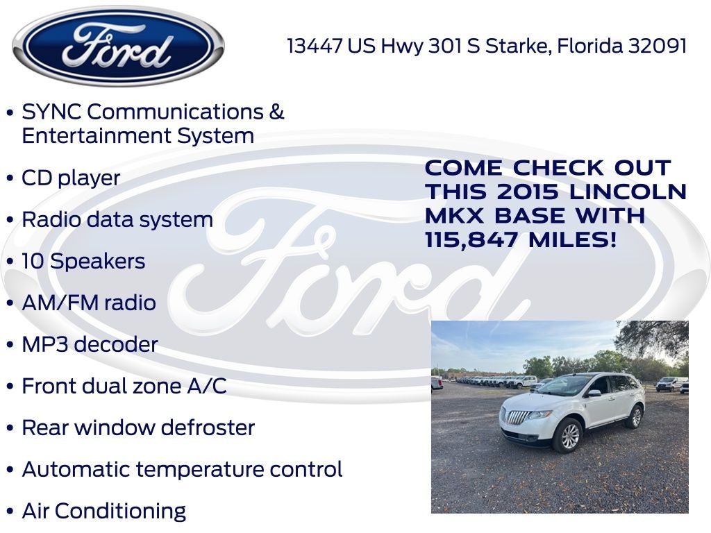 2015 Lincoln MKX Base