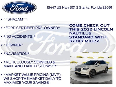 2022 Lincoln Nautilus Standard