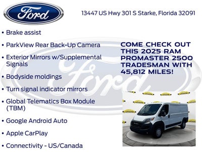 2025 RAM ProMaster 2500 Base