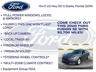 2020 Ford Fusion SE