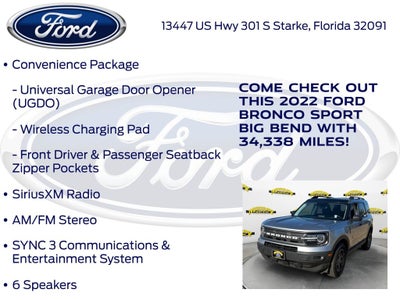 2022 Ford Bronco Sport Big Bend