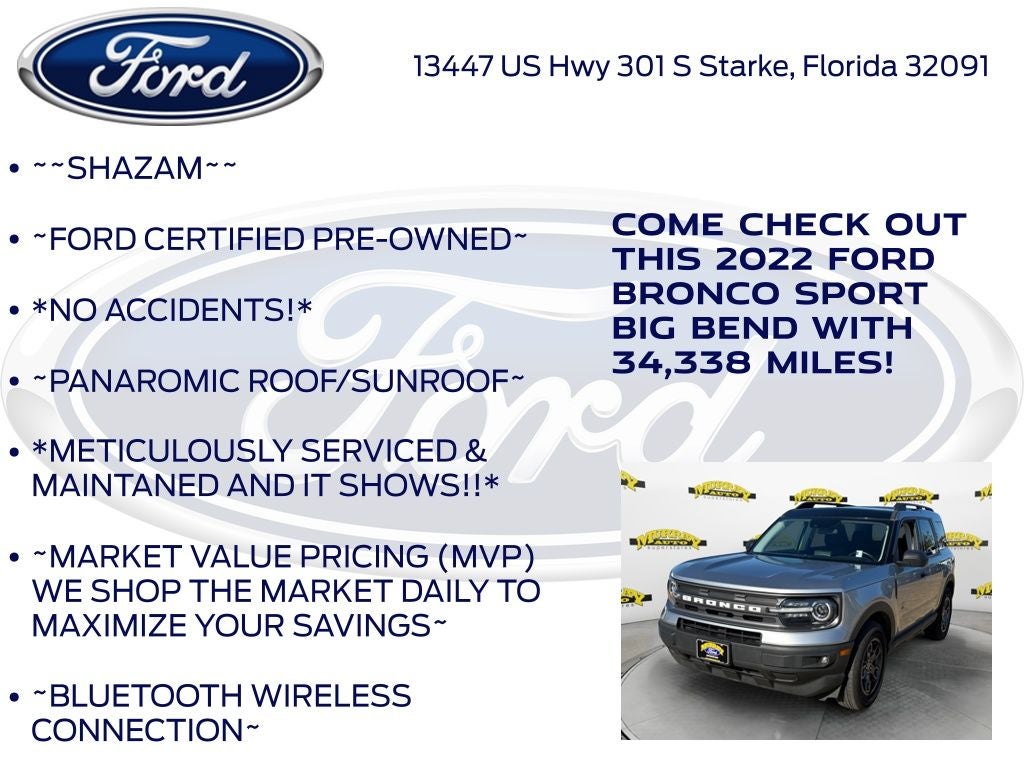 2022 Ford Bronco Sport Big Bend