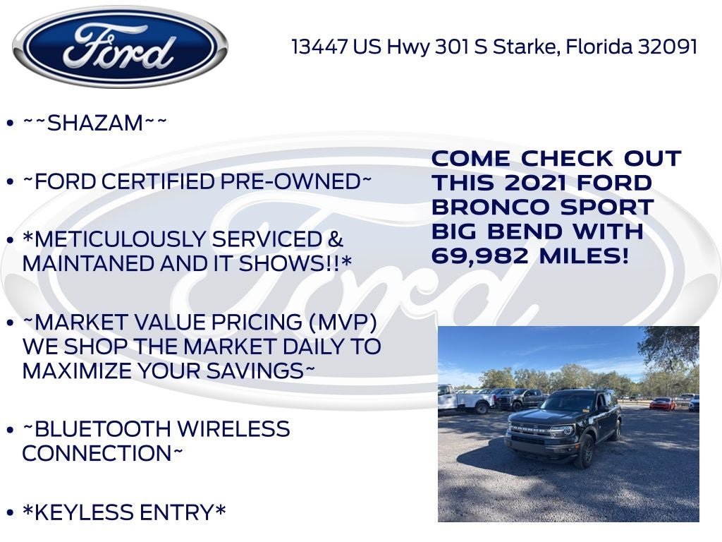 2021 Ford Bronco Sport Big Bend