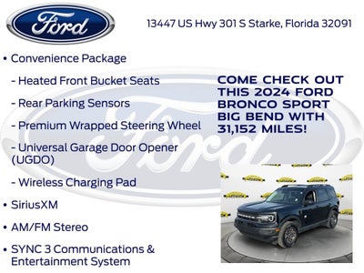2024 Ford Bronco Sport Big Bend