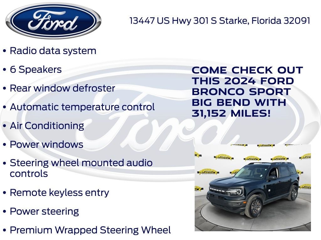 2024 Ford Bronco Sport Big Bend
