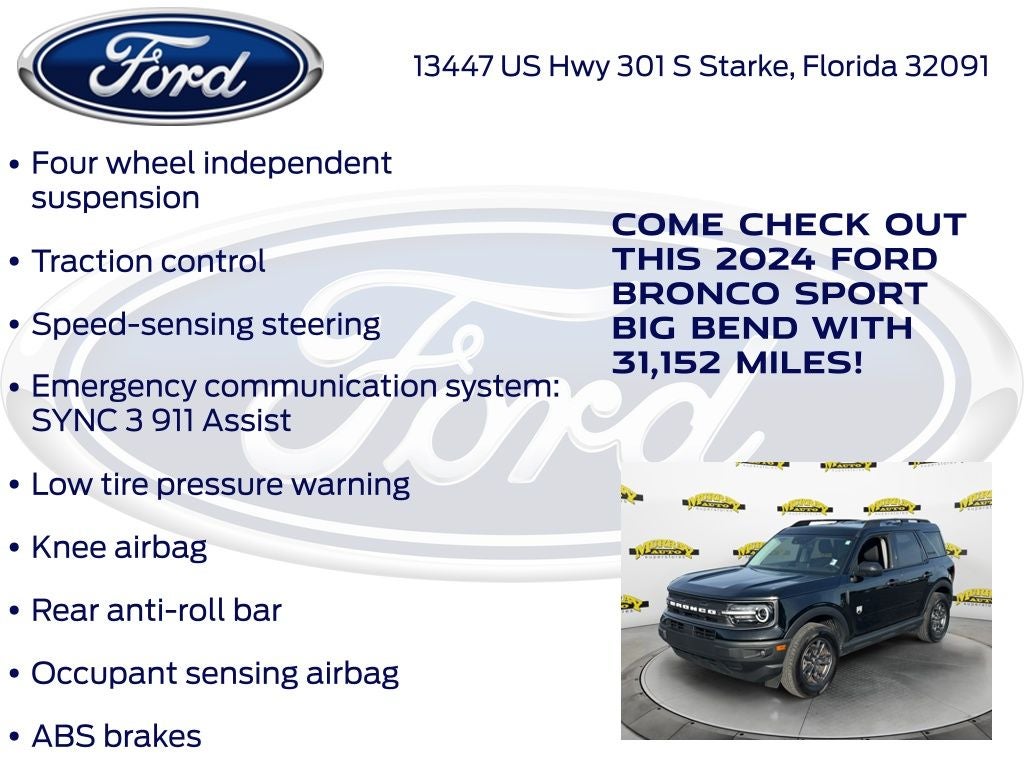 2024 Ford Bronco Sport Big Bend