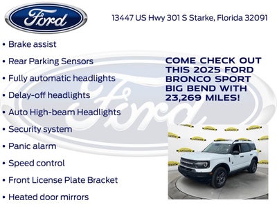2025 Ford Bronco Sport Big Bend