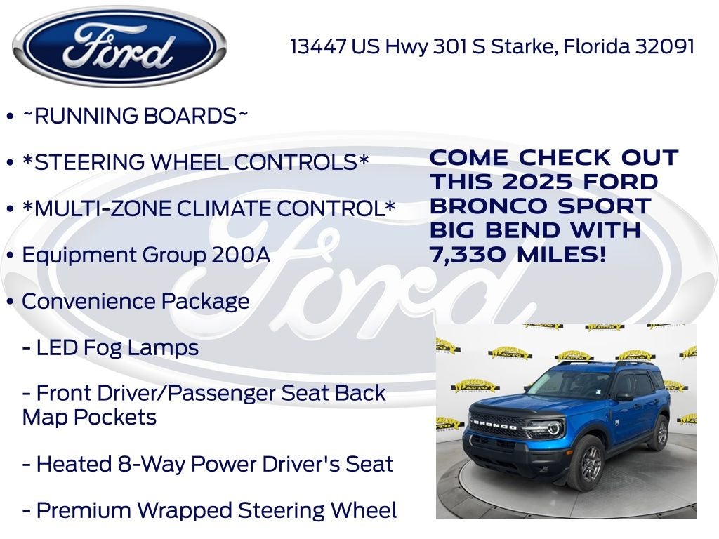 2025 Ford Bronco Sport Big Bend