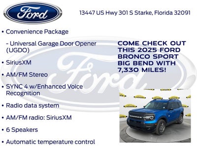 2025 Ford Bronco Sport Big Bend