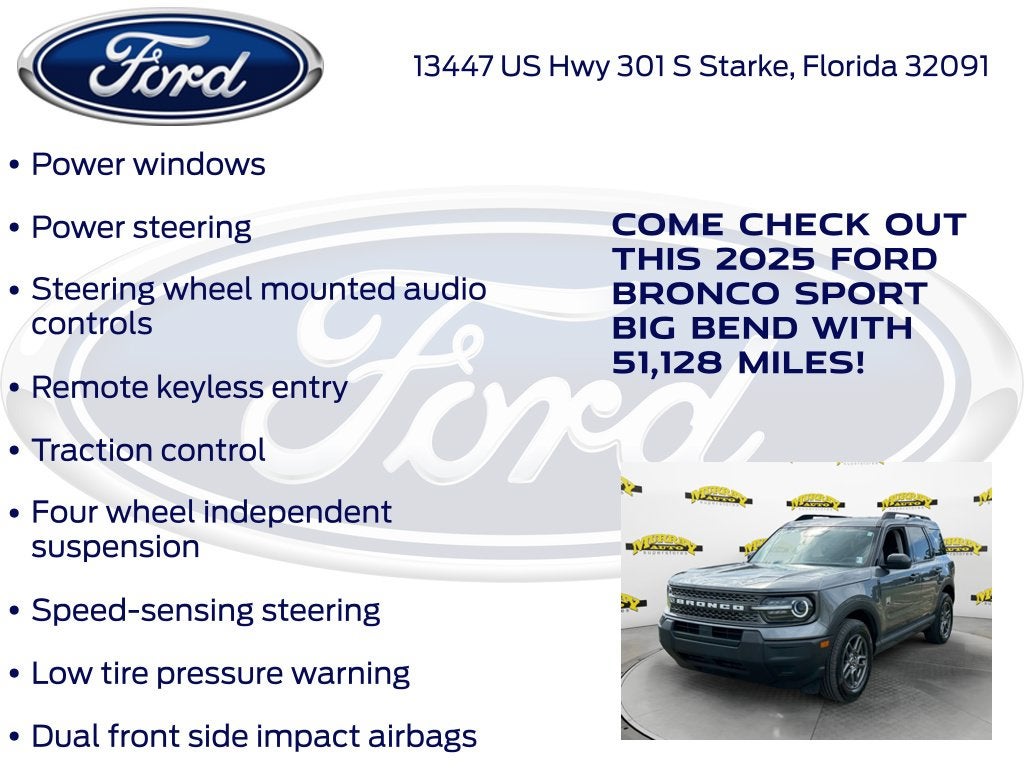 2025 Ford Bronco Sport Big Bend
